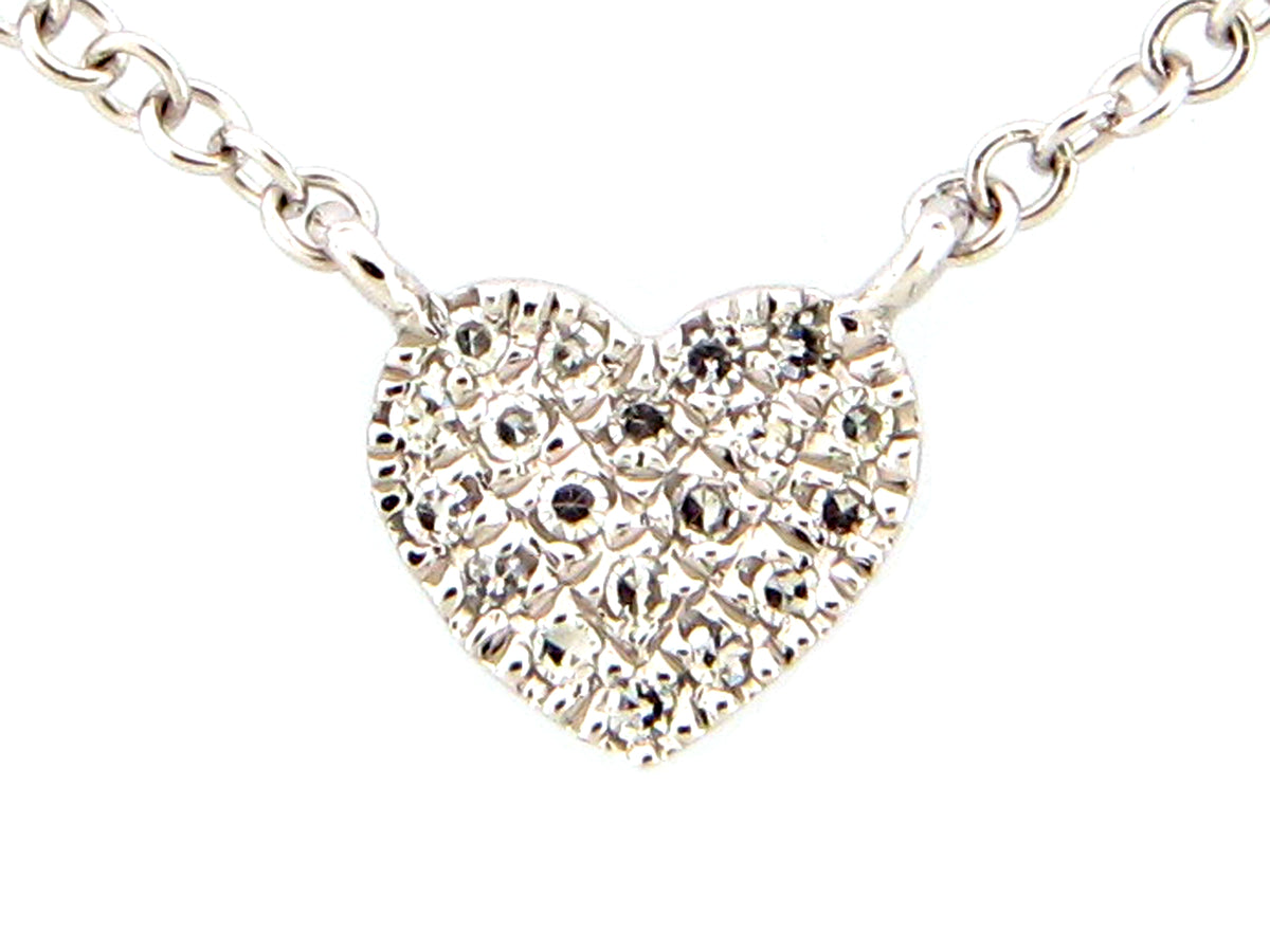 DIAMOND HEART PENDANT NECKLACE
