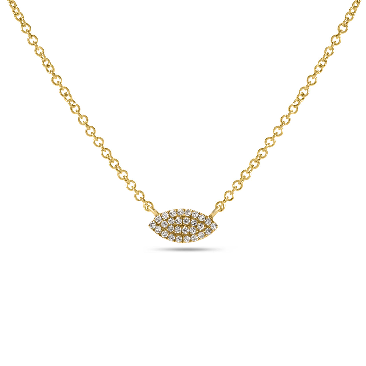 Diamond Marquise Necklace