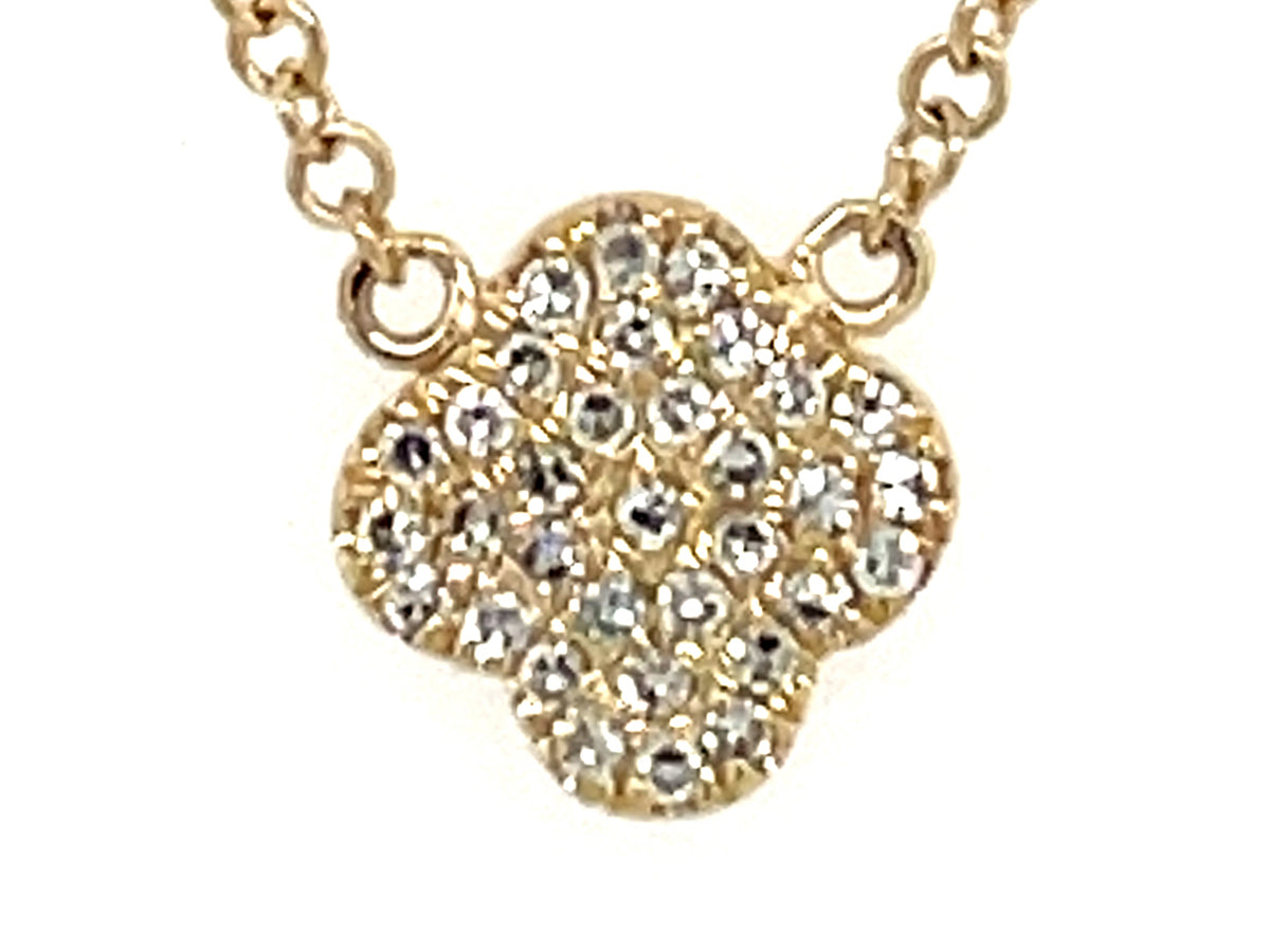 DIAMOND CLOVER NECKLACE