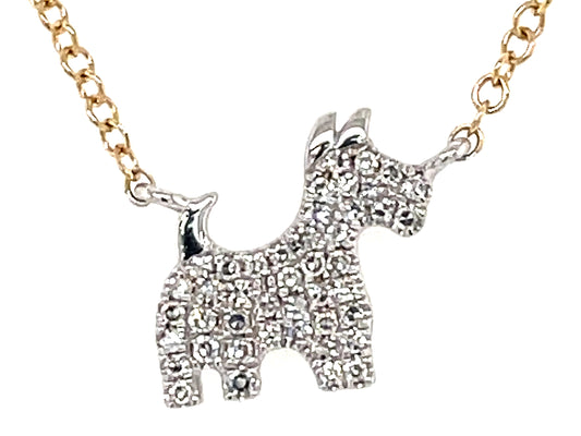 DIAMOND DOG SCHNAUZER NECKLACE, 18"/17"/16"