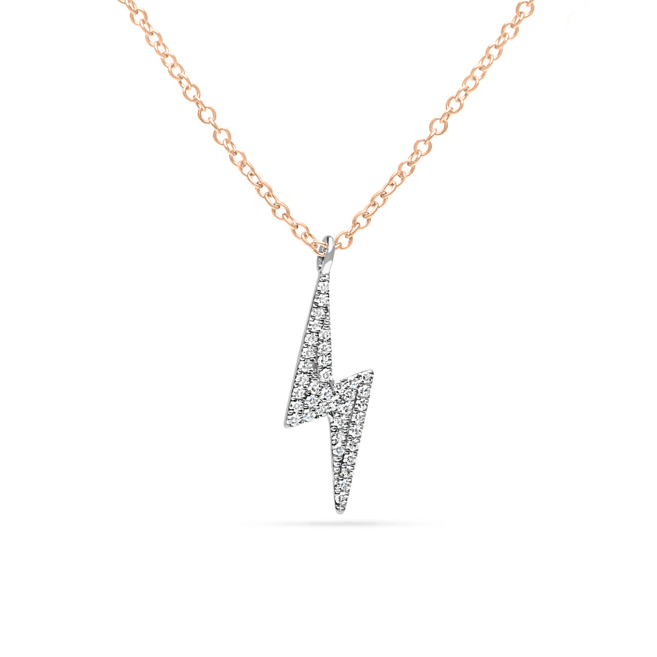 Diamond Lightning Bolt Necklace