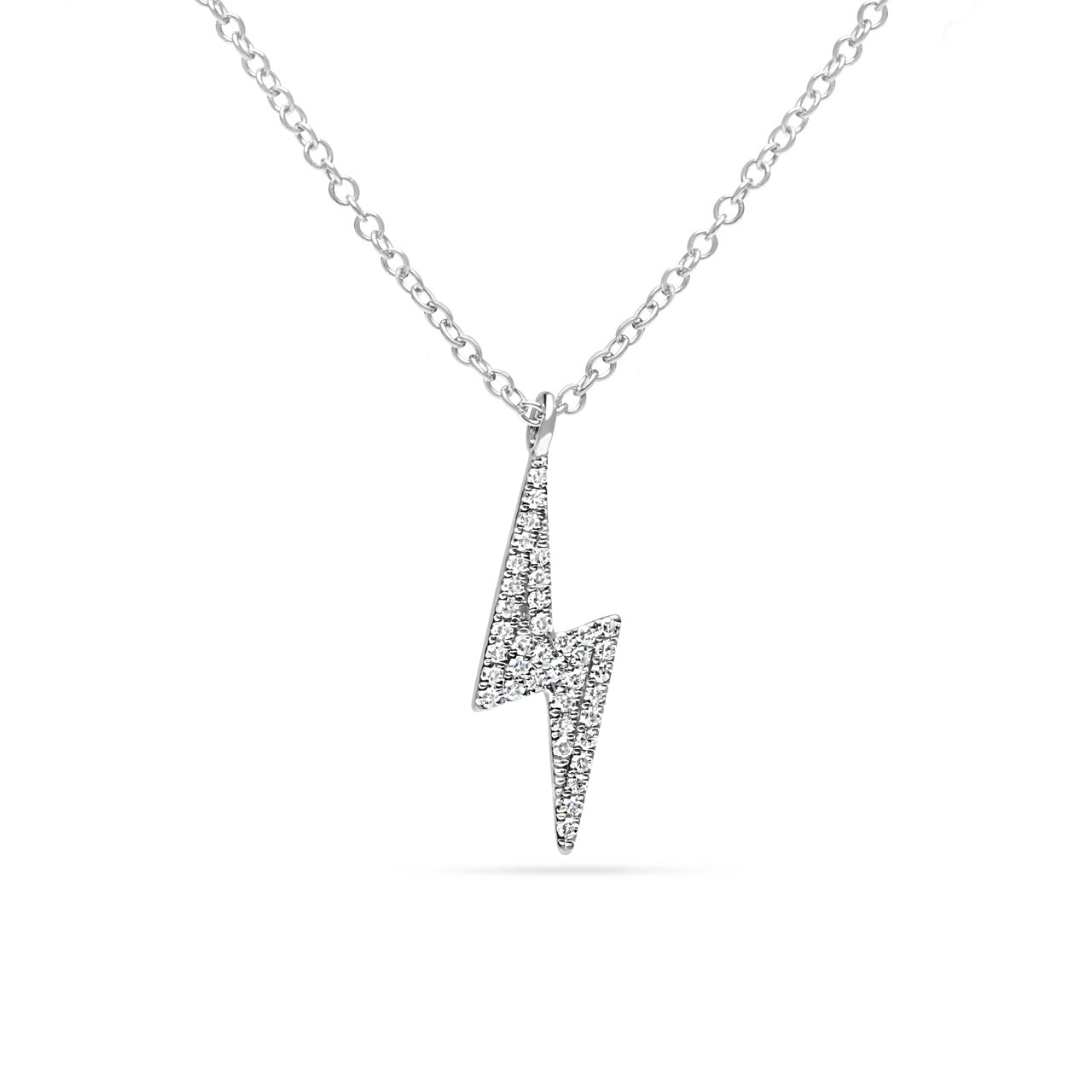 Diamond Lightning Bolt Necklace