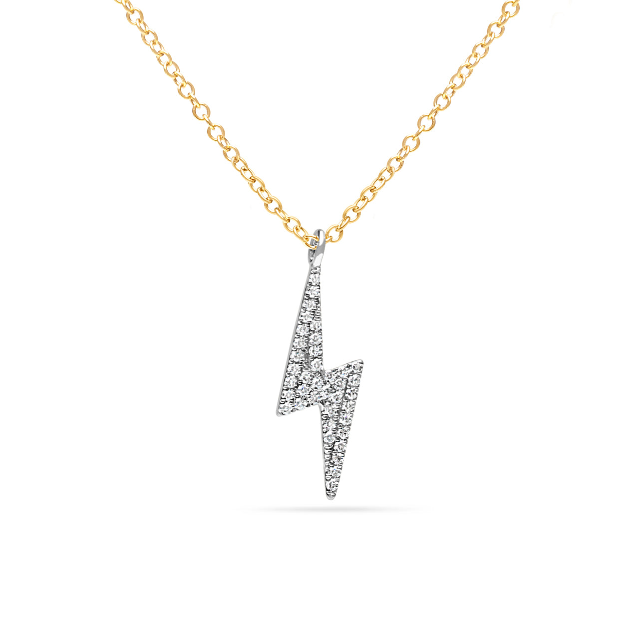 Diamond Lightning Bolt Necklace