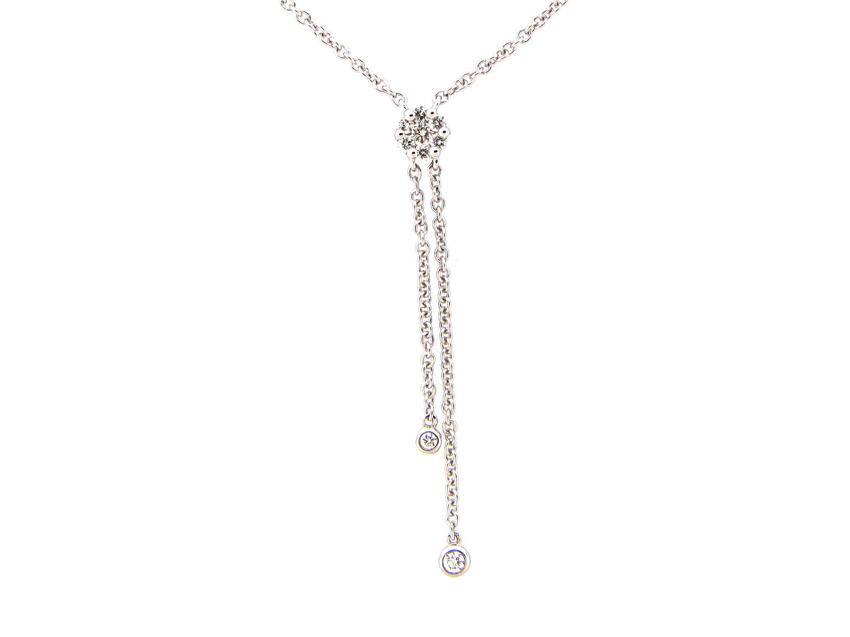 DIAMOND BOLO CHOKER NECKLACE