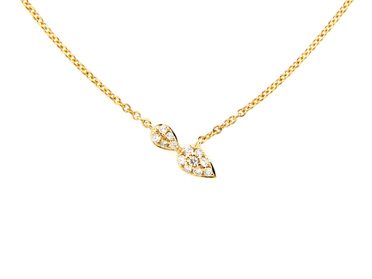 DIAMOND DROPLET NECKLACE