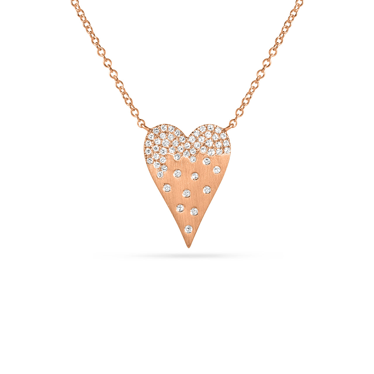 Diamond Petite Confetti Heart Necklace