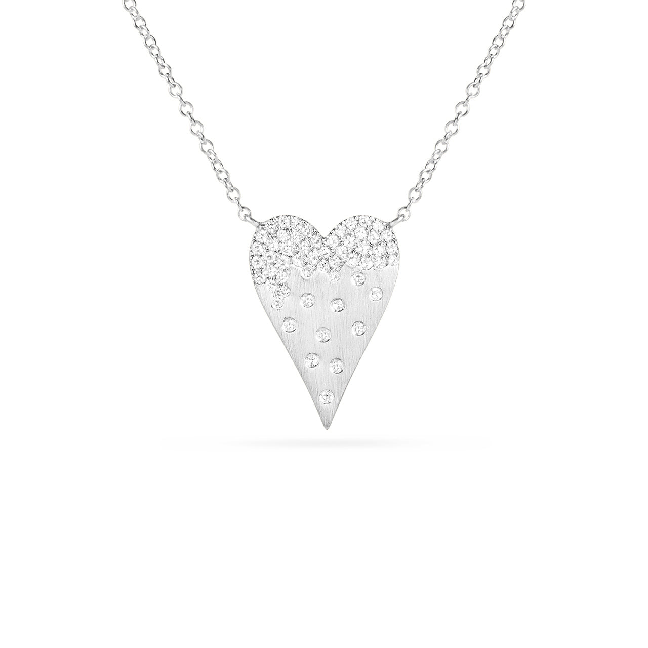 Diamond Petite Confetti Heart Necklace