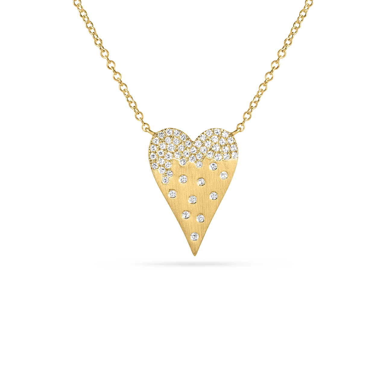 Diamond Petite Confetti Heart Necklace