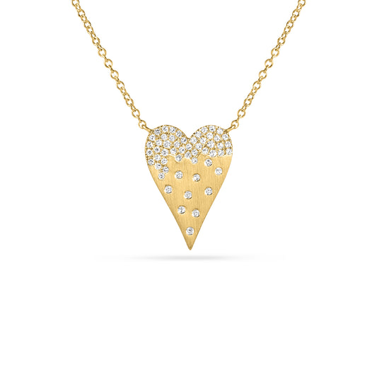 Diamond Petite Confetti Heart Necklace