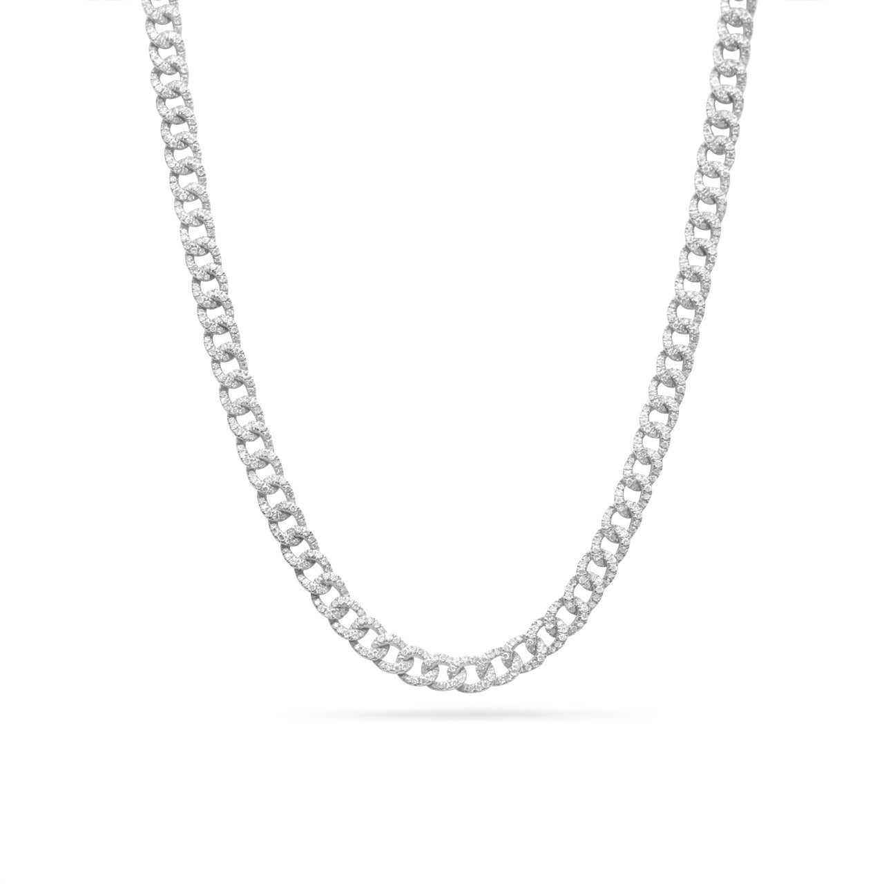 Diamond Curb Link Necklace
