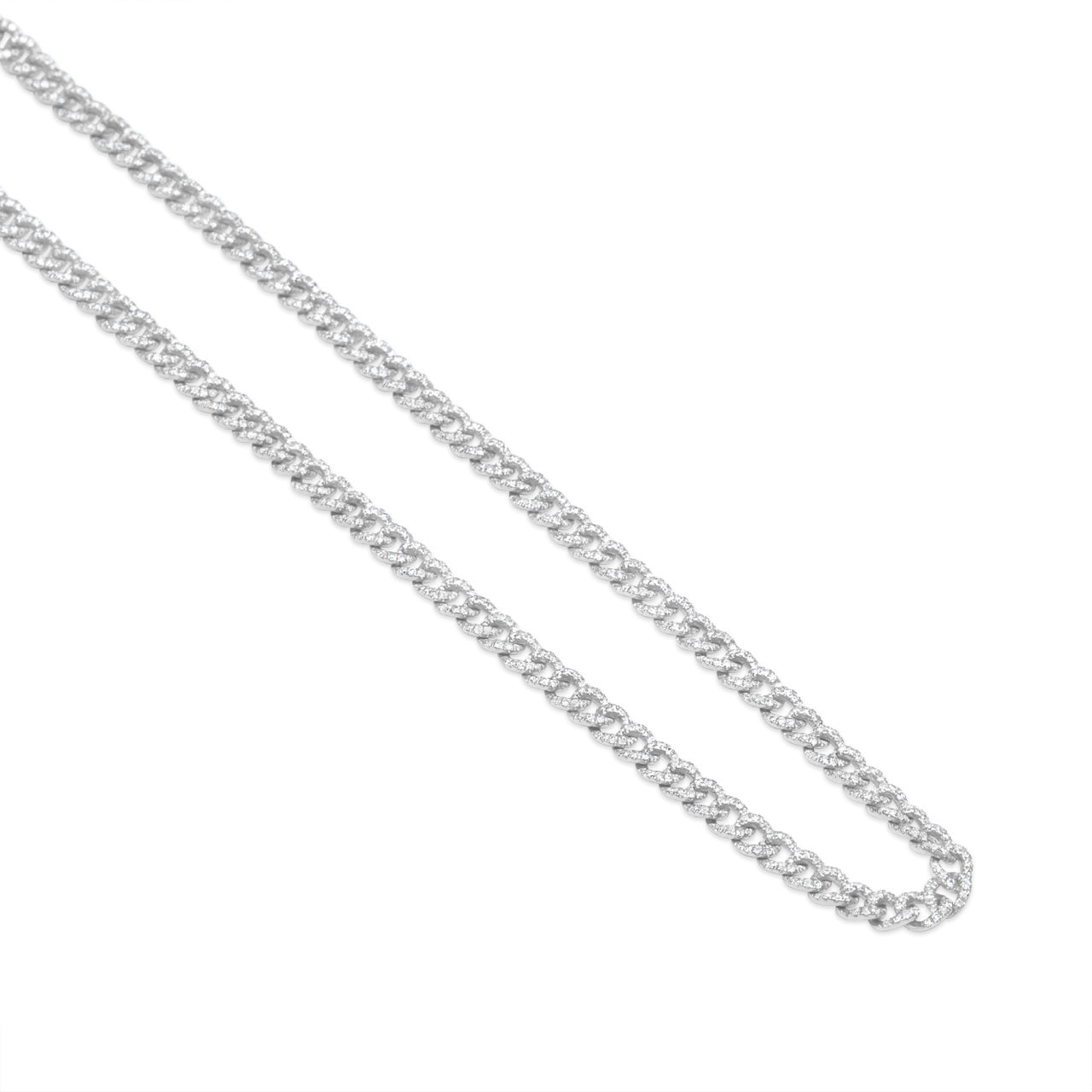 Diamond Curb Link Necklace