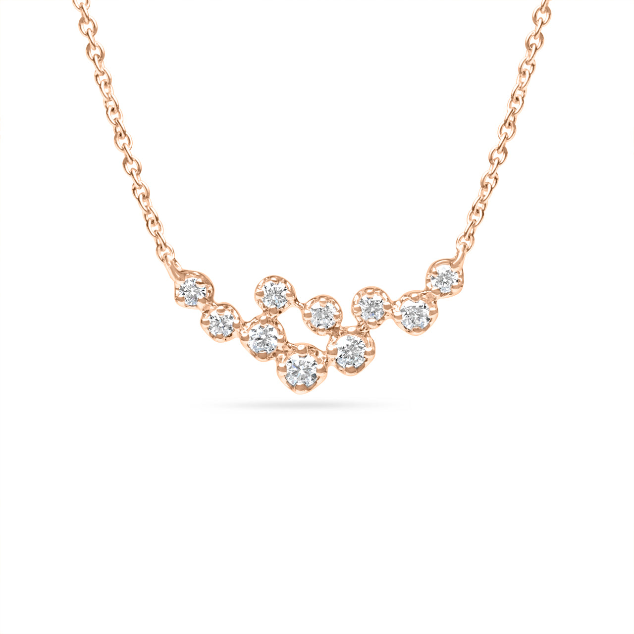 Diamond Cluster Necklace