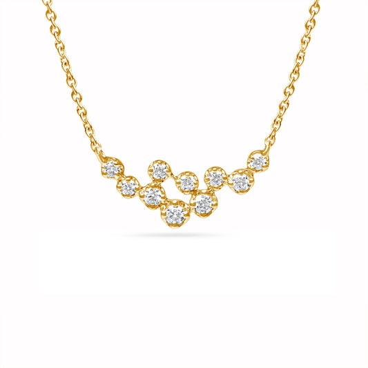 Diamond Cluster Necklace