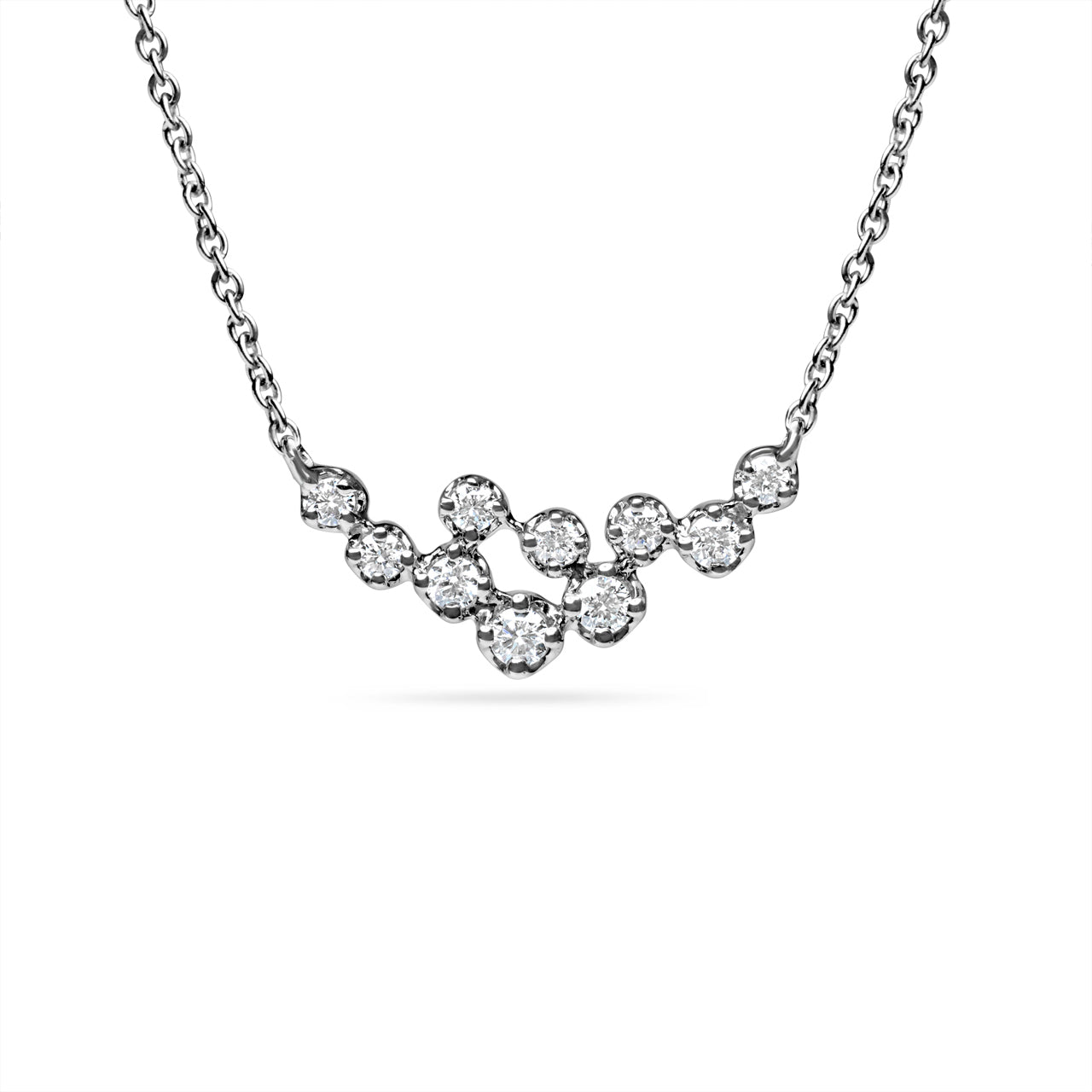 Diamond Cluster Necklace