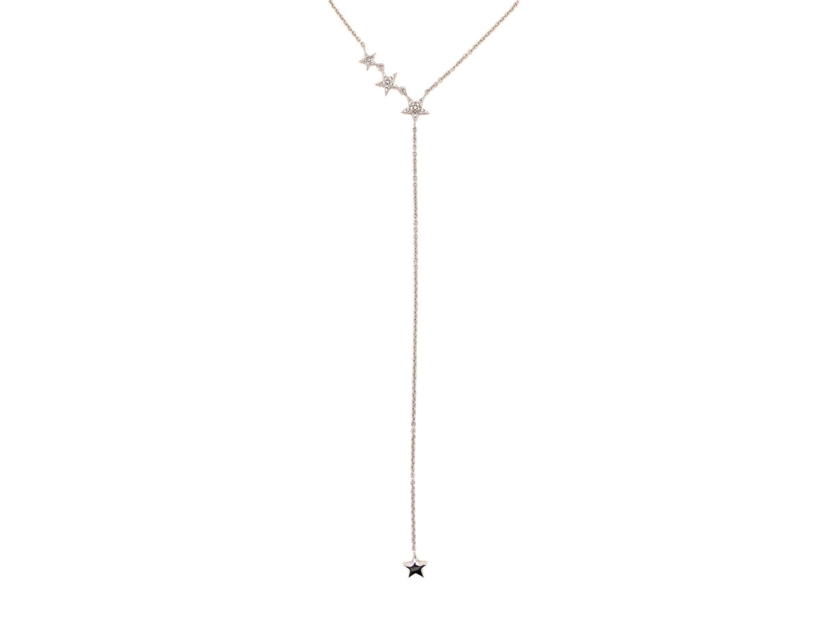 DIAMOND STAR LARIAT NECKLACE