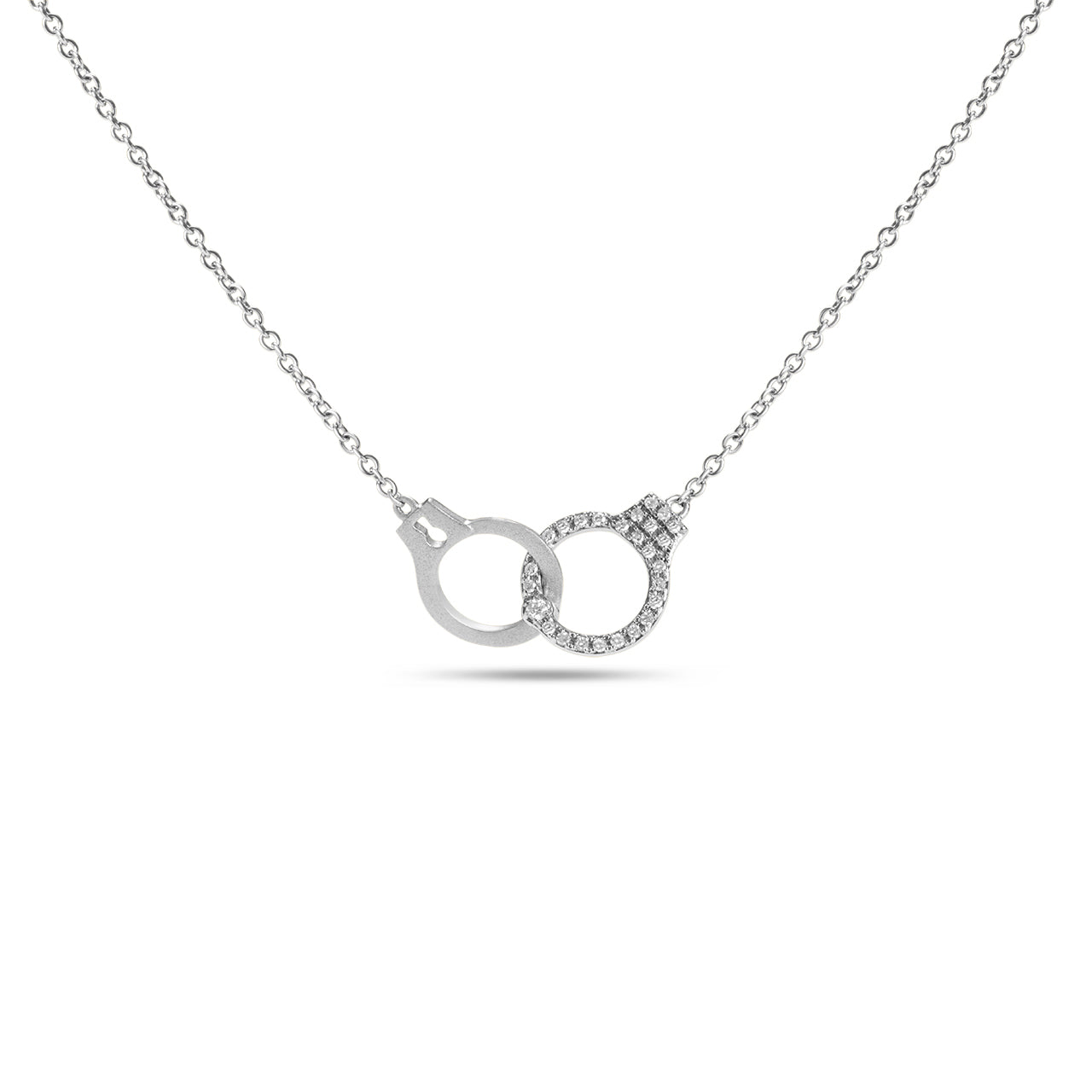Diamond Handcuff Necklace
