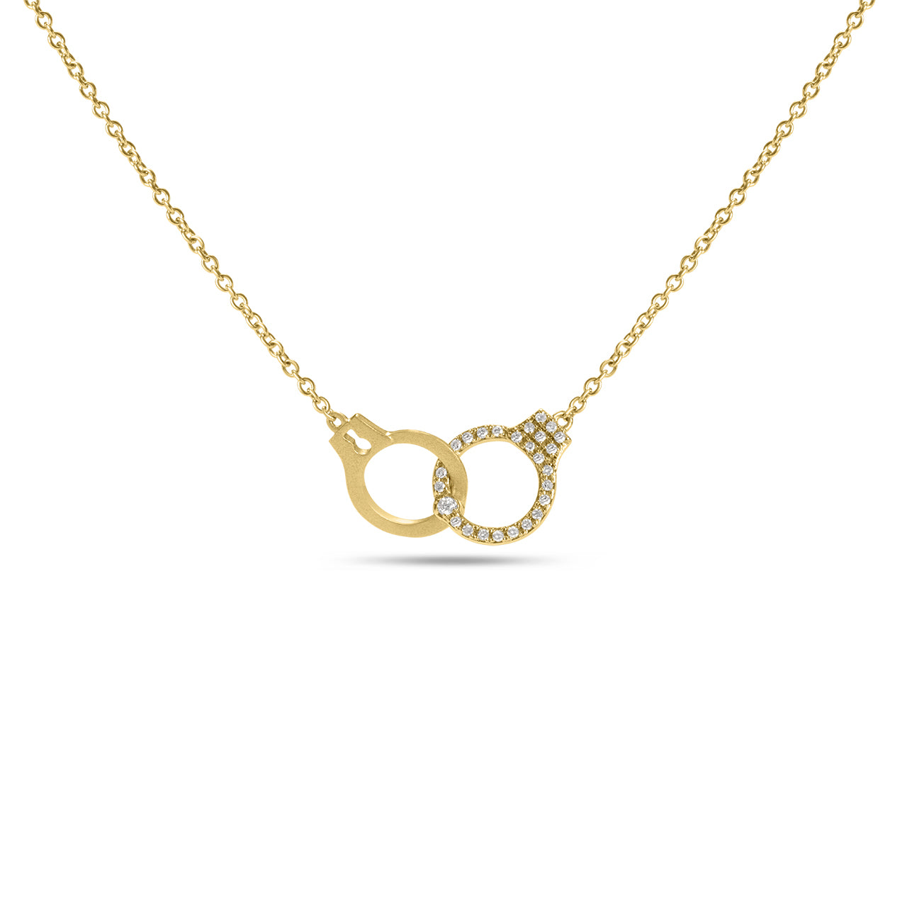 Diamond Handcuff Necklace