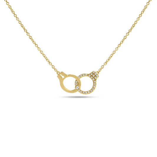 Diamond Handcuff Necklace