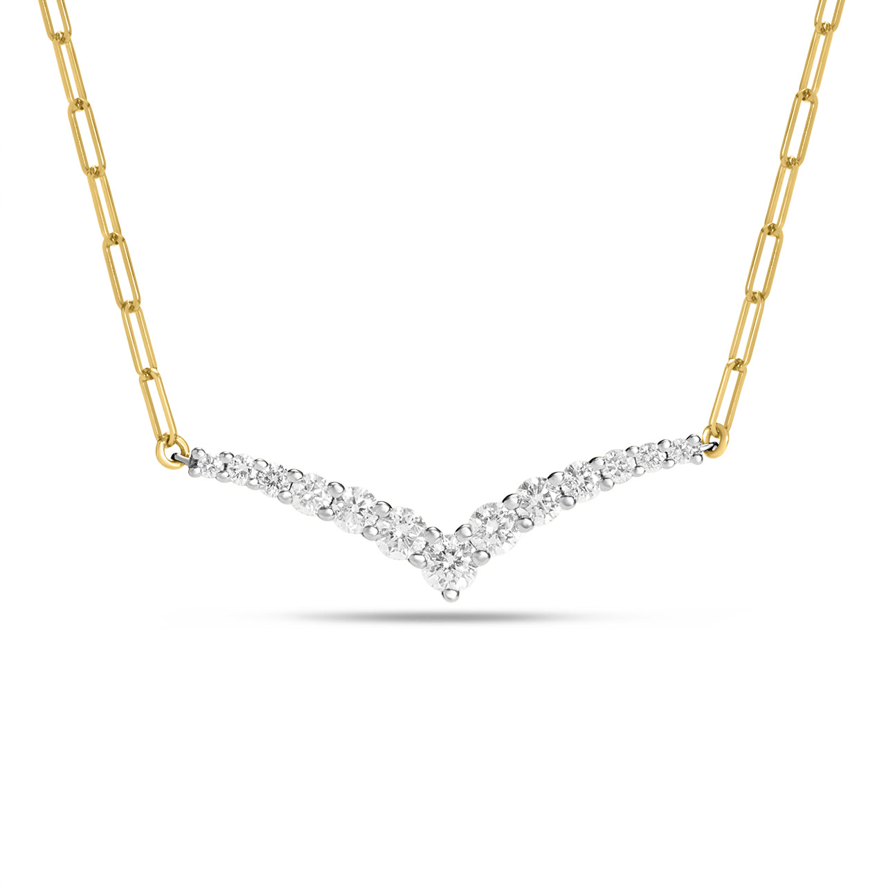 Diamond Chevron Necklace
