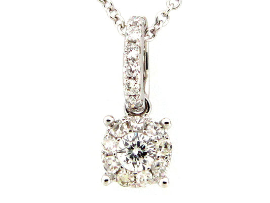 DIAMOND PENDANT, 14KW (N)
