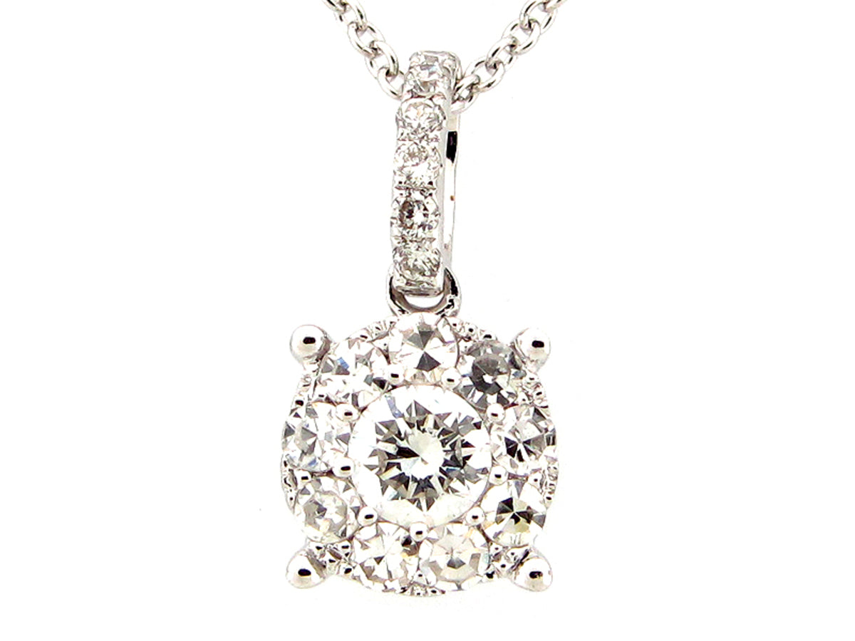 DIAMOND PENDANT, 14KW (N)