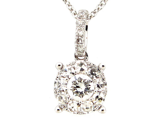 DIAMOND PENDANT, 14KW (N)