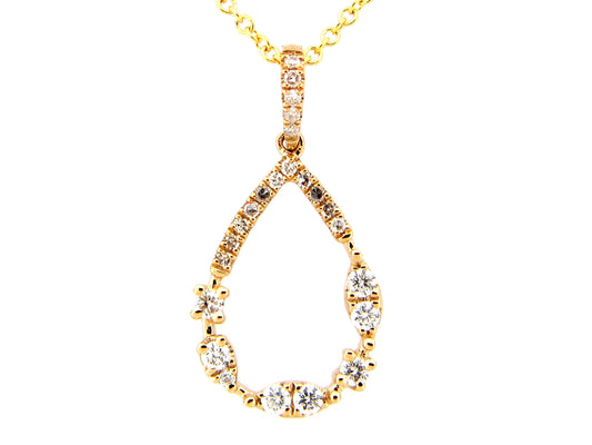 DIAMOND PEAR SHAPE PENDANT