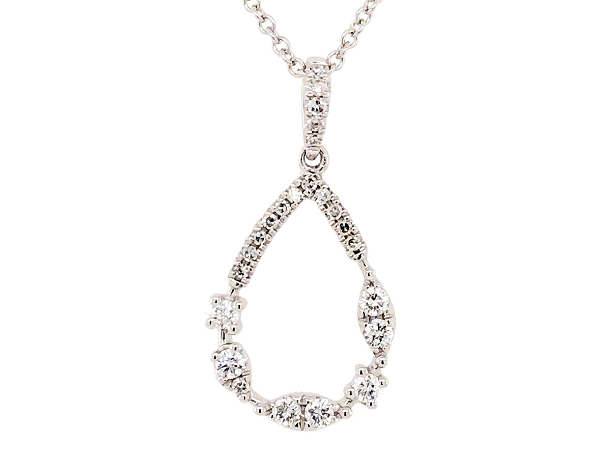 DIAMOND PEAR SHAPE PENDANT