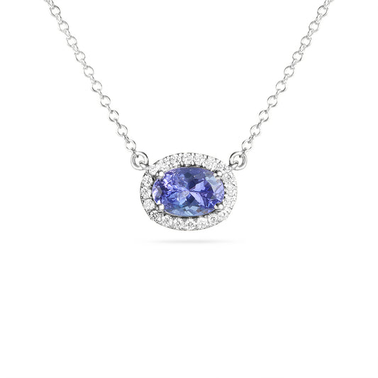 Tanzanite & Diamond Necklace