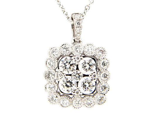 DIAMOND PENDANT, 14KW (N)
