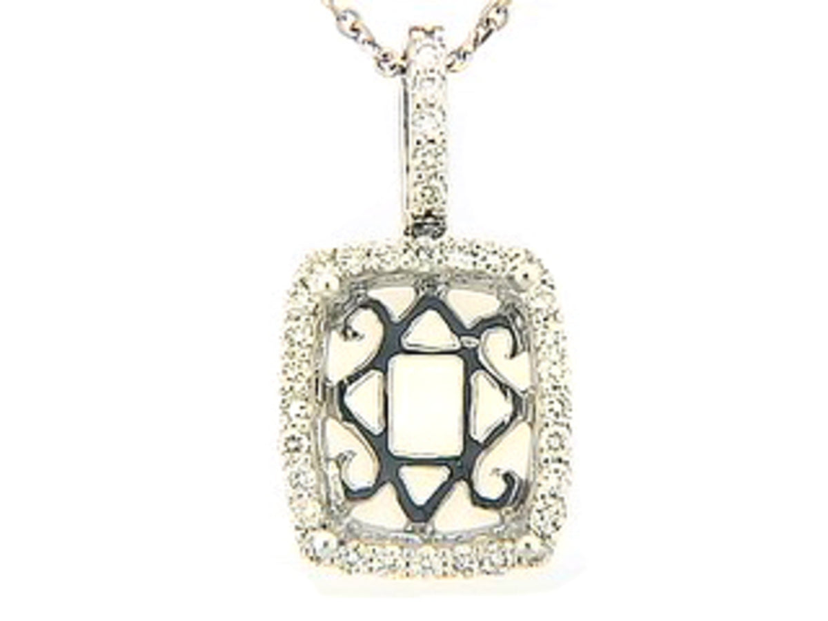 DIAMOND PENDANT, 18KW (N) SPECIAL