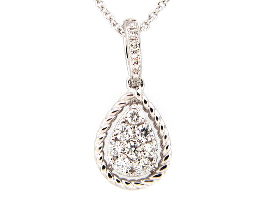 DIAMOND PENDANT, 14KW (N)