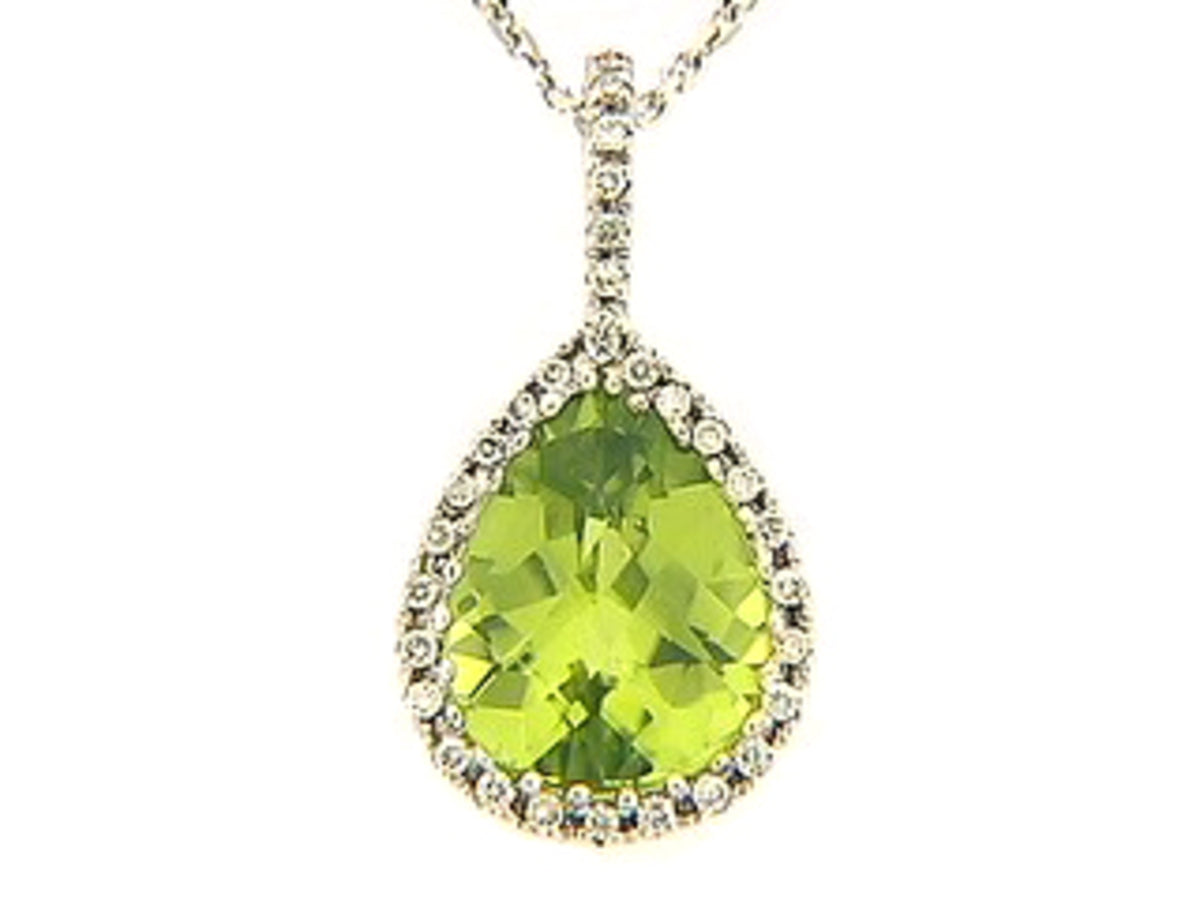 CHB PERIDOT & DIAMOND PENDANT