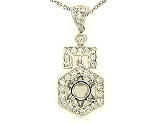 Diamond Pendant, 18kw (N) Special