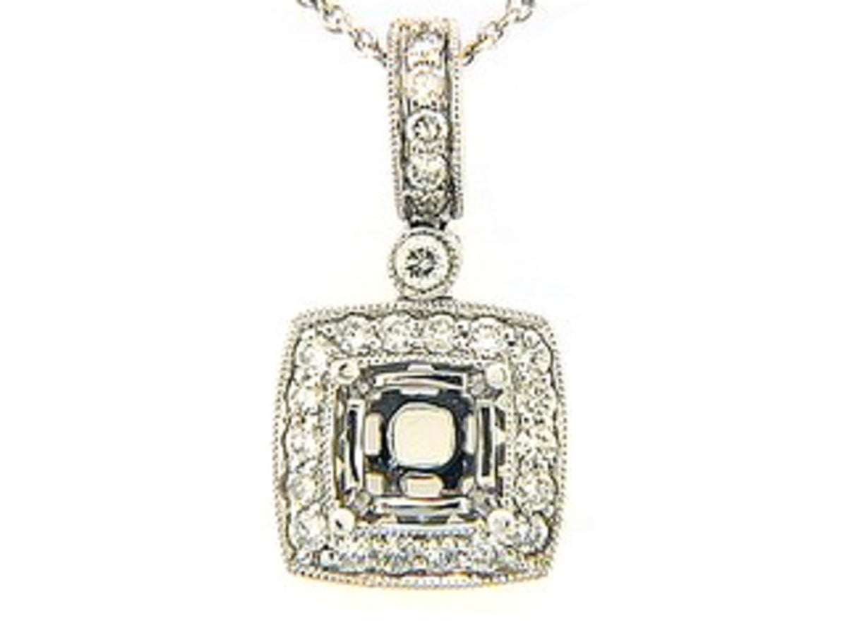 DIAMOND PENDANT, 18KW (N) SPECIAL