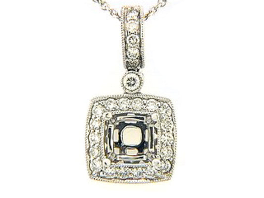 DIAMOND PENDANT, 18KW (N) SPECIAL