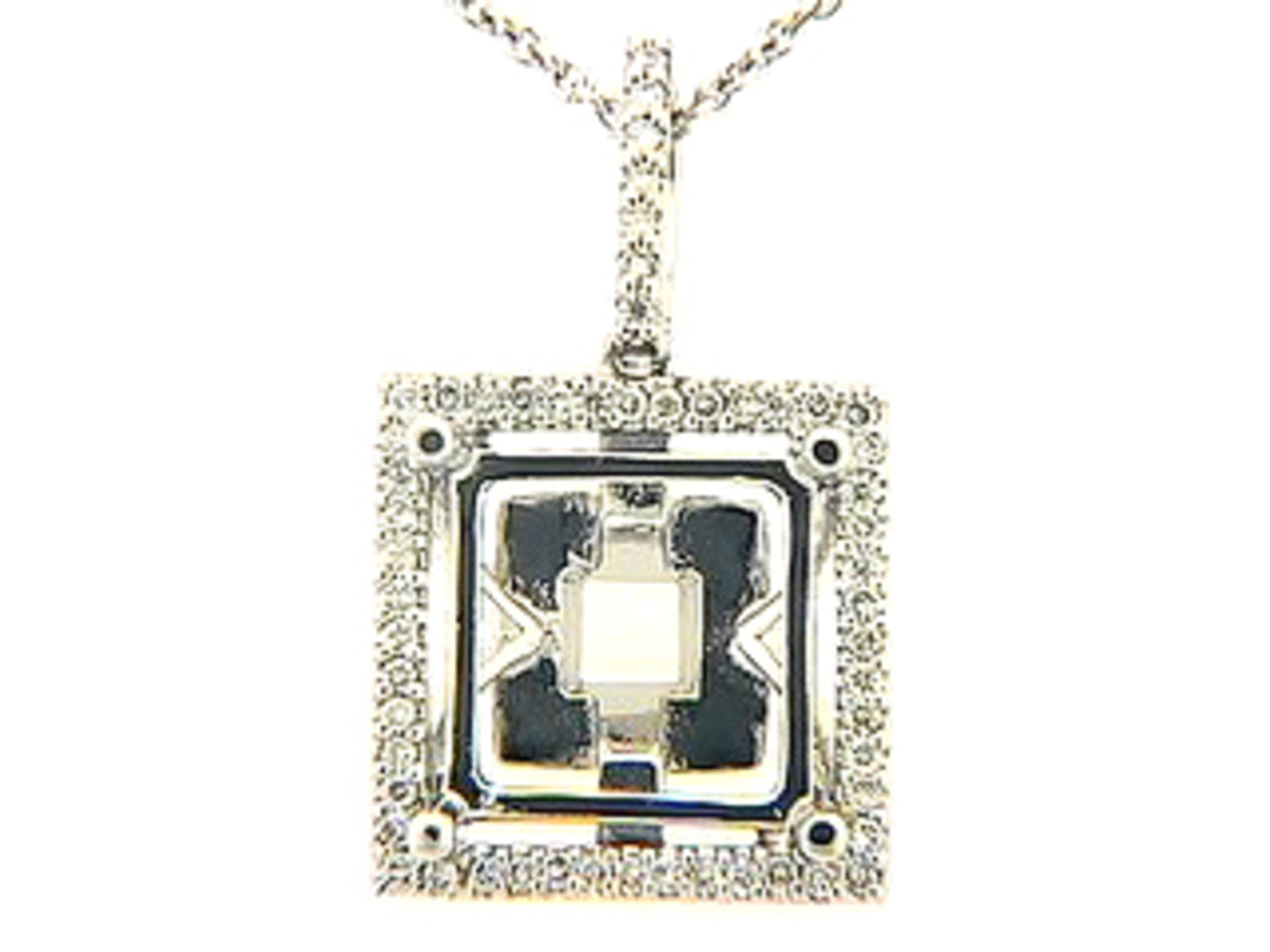 DIAMOND PENDANT, 18KW (N) SPECIAL