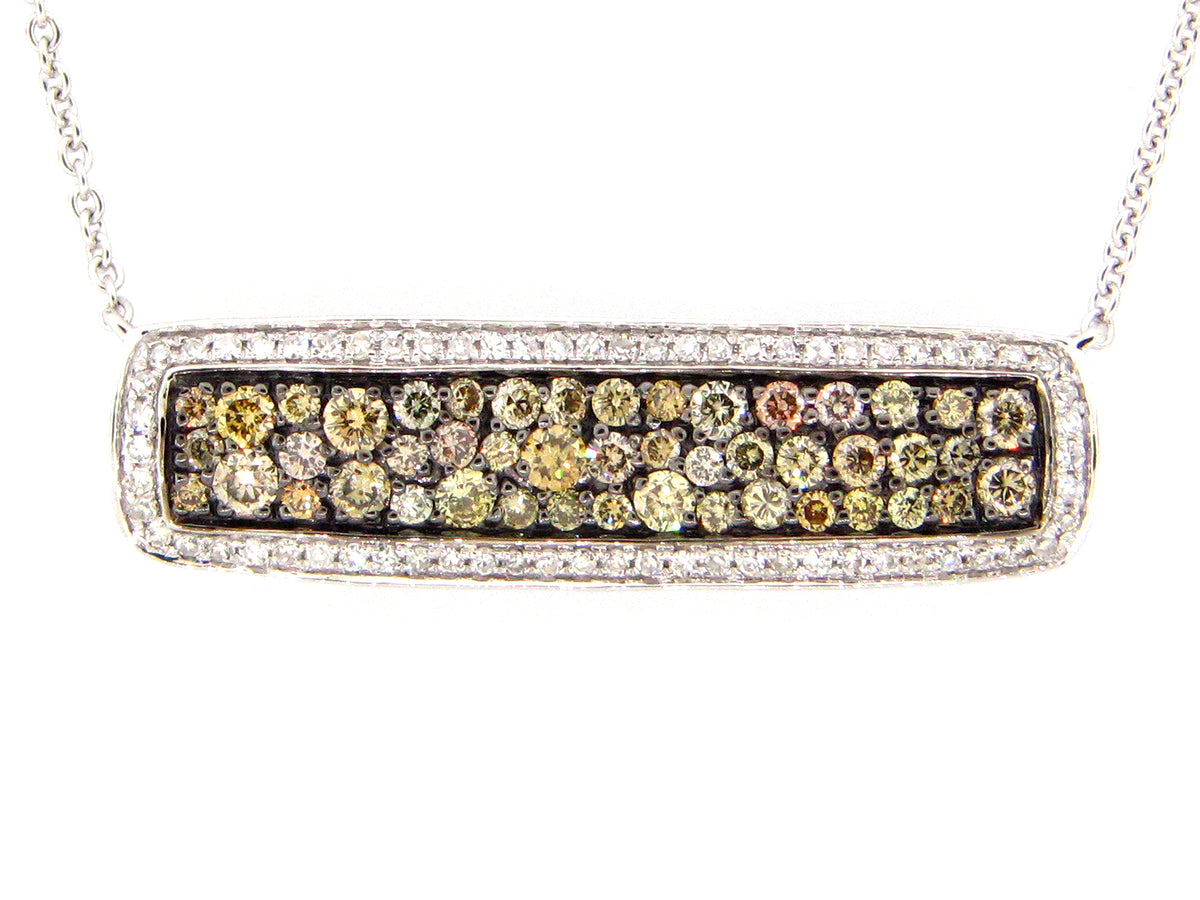FANCY COLOR DIAMOND PENDANT