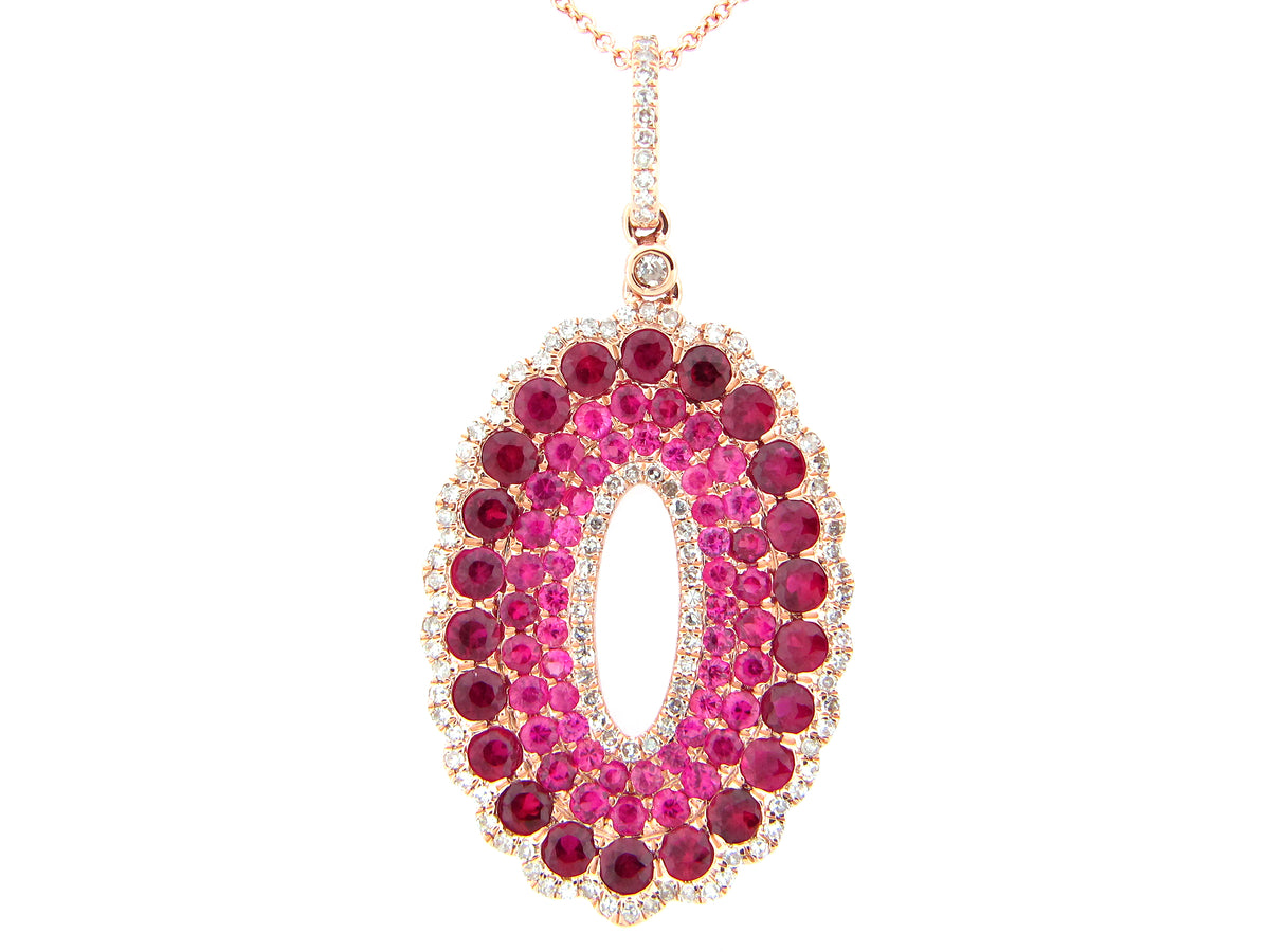 RUBY & DIAMOND PENDANT