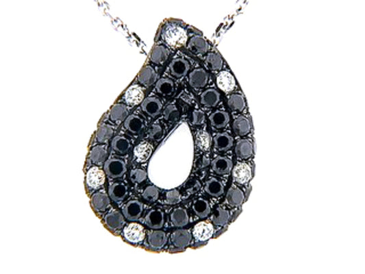 BLACK & WHITE DIAMOND PENDANT