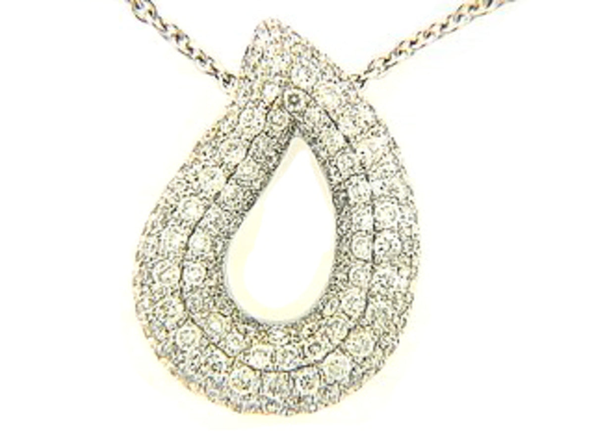 DIAMOND PENDANT, 18KW (N) SPECIAL