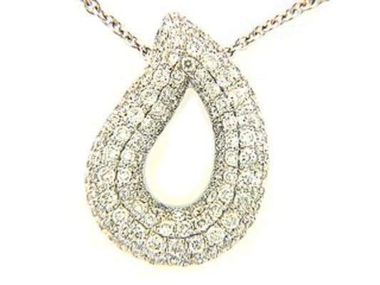 DIAMOND PENDANT, 18KW (N) SPECIAL