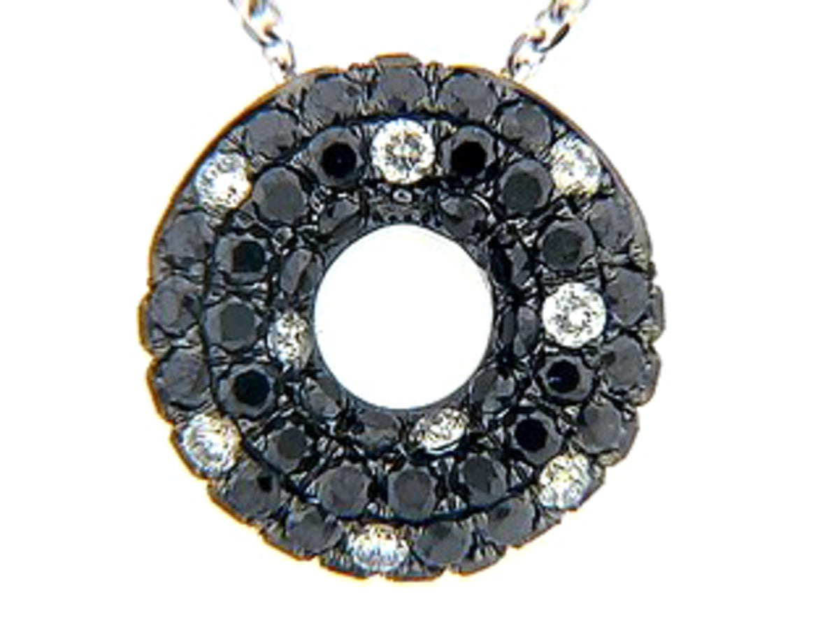 BLACK & WHITE DIAMOND PENDANT