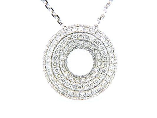 DIAMOND PENDANT, 18KW (N) SPECIAL