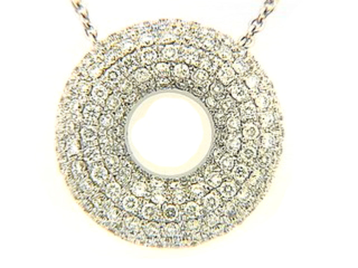 DIAMOND PENDANT, 18KW (N) SPECIAL