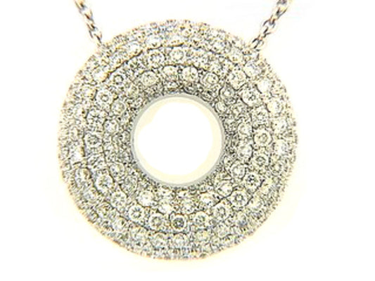 DIAMOND PENDANT, 18KW (N) SPECIAL