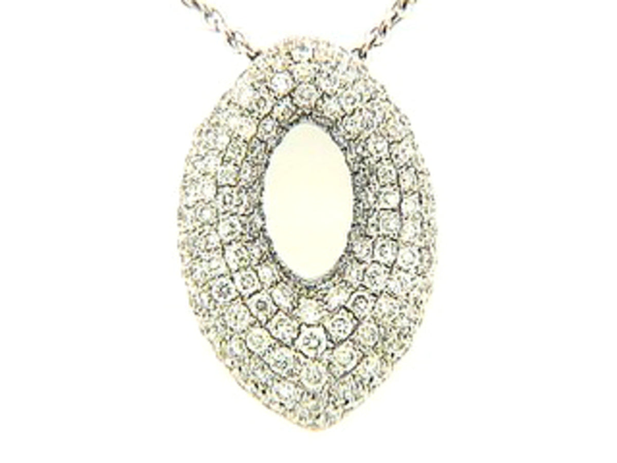 DIAMOND PENDANT, 18KW (N)