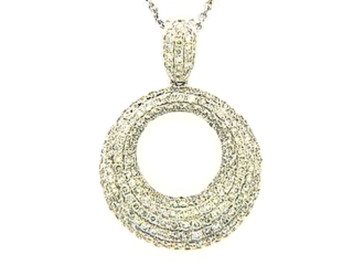 DIAMOND PENDANT, 18KW (N) SPECIAL