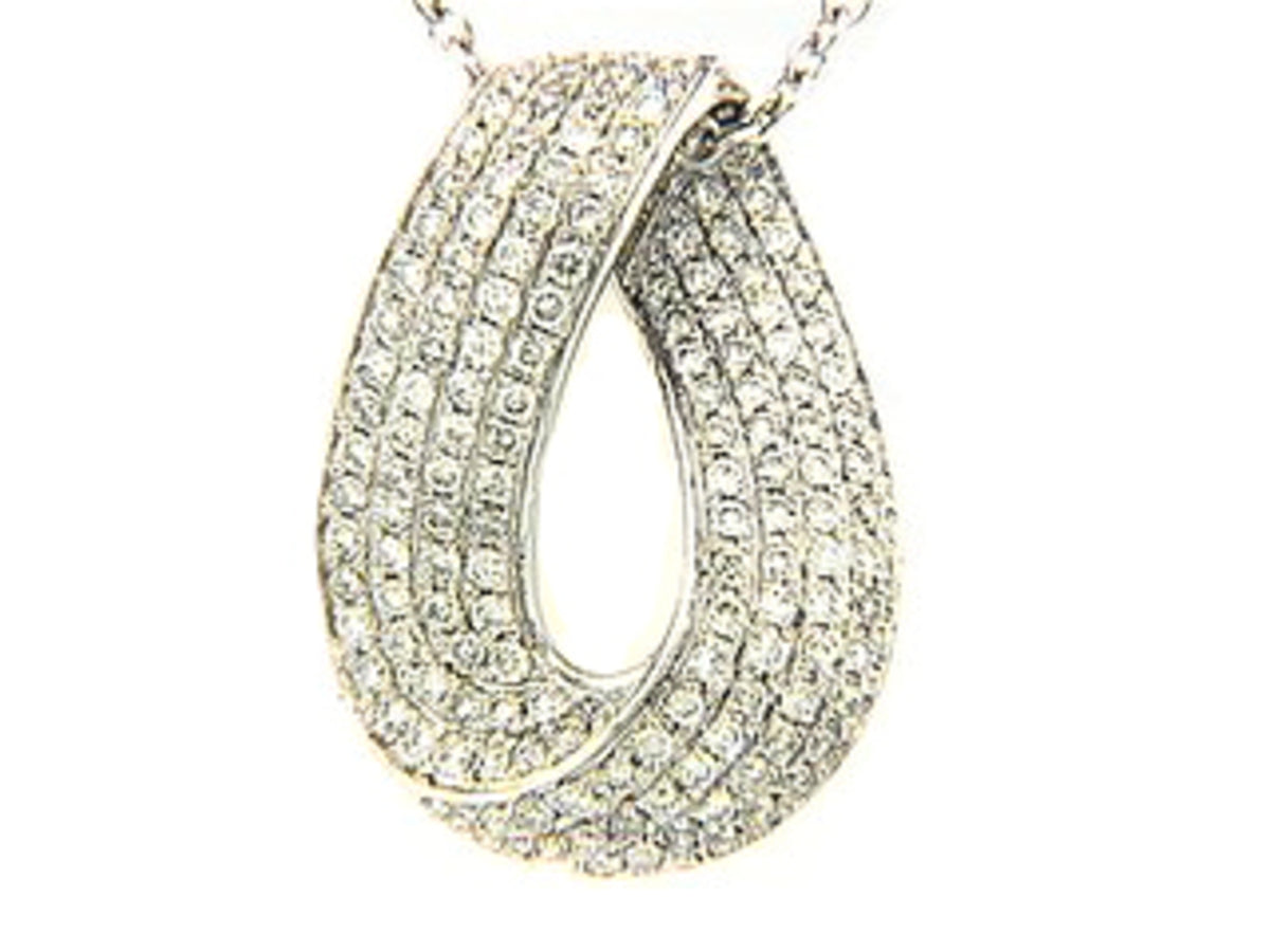 DIAMOND PENDANT, 18KW (N) SPECIAL