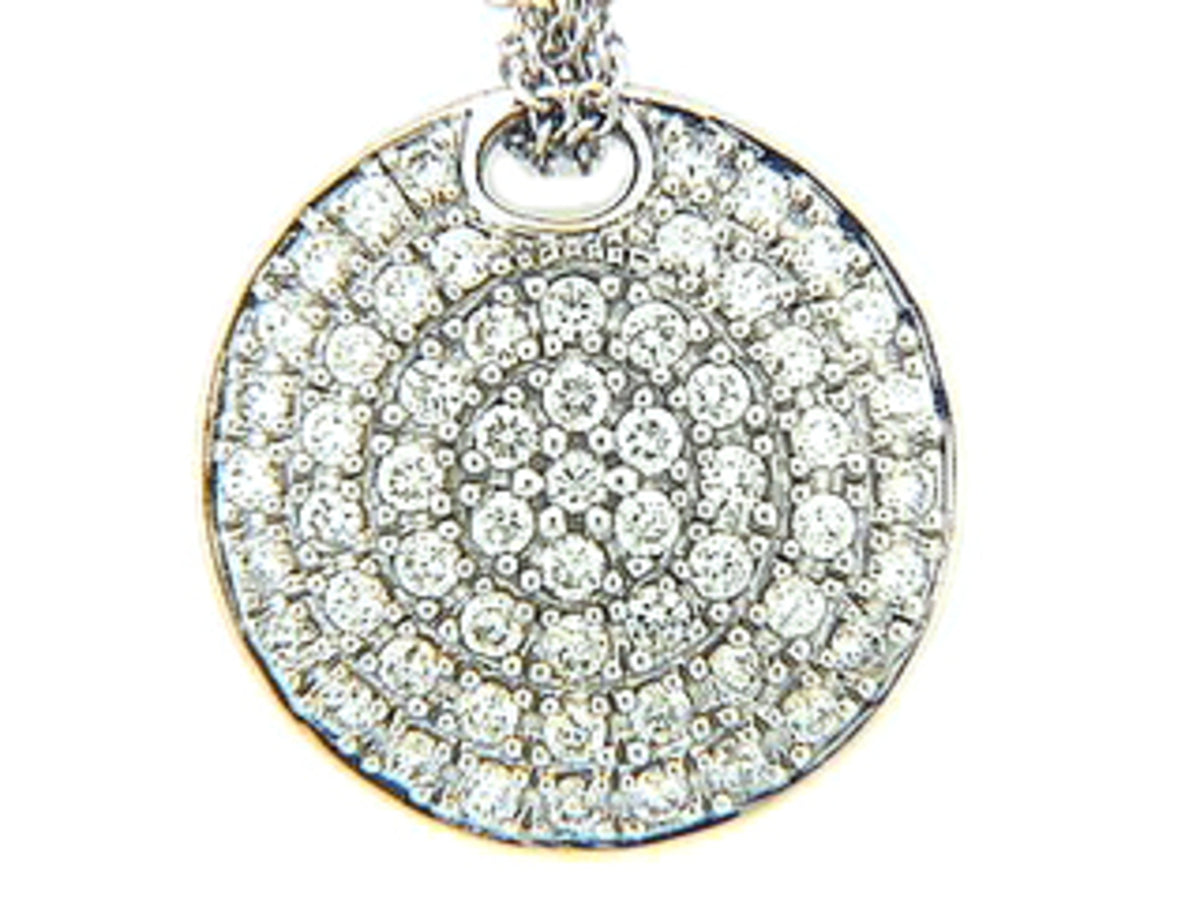 DIAMOND PENDANT, 18KW (N) SPECIAL